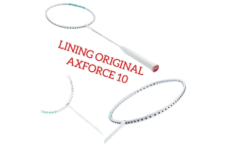 راکت لینینگ AX Force 10 سرمه ای فسفری / سفید سبز اورجینال