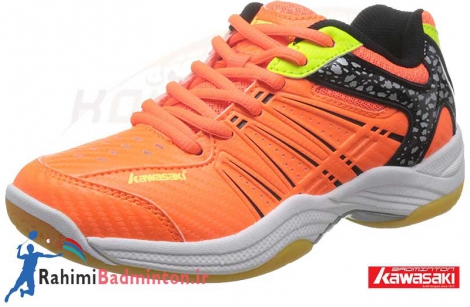 کفش بدمینتون کاوازاکی مدل K-061 رنگ نارنجی