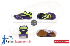 کفش بدمینتون لینینگ AYTM023-2 رنگ بنفش