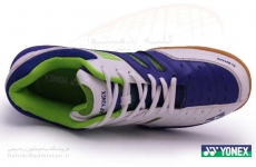 کفش بدمینتون یونکس مدل All England ۰5 رنگ سفید-آبی