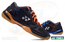 کفش بدمینتون یونکس مدل SHB 03EX LCW رنگ مشکی-نارنجی